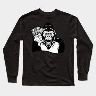 Gorilla with Money Long Sleeve T-Shirt